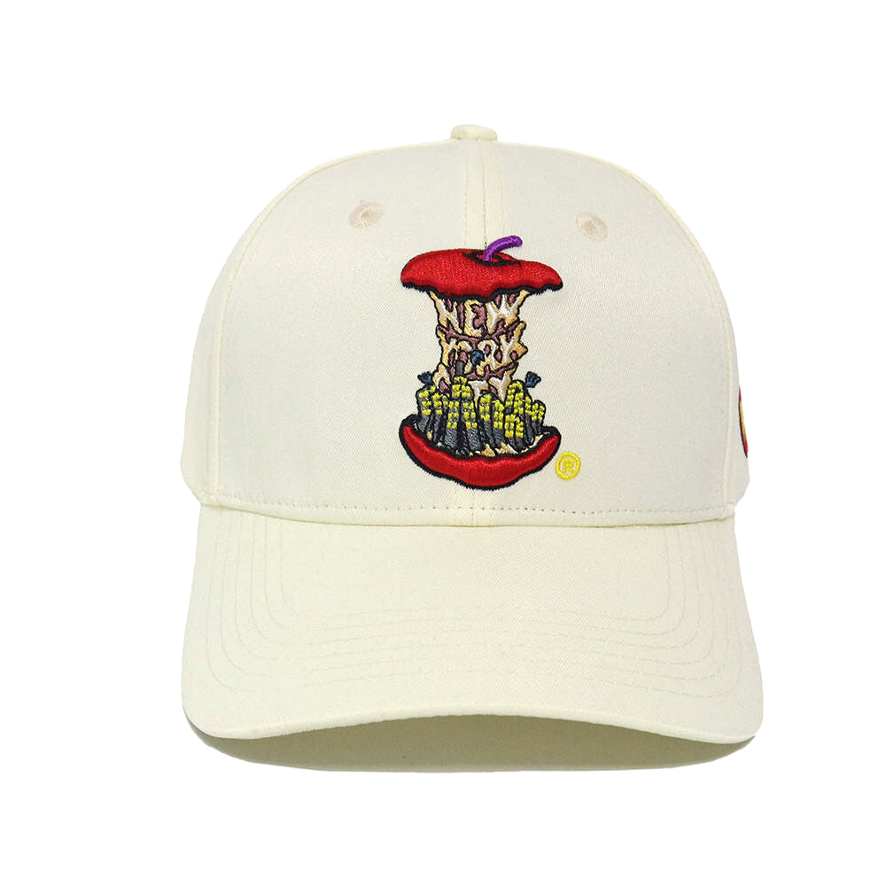 Charlie Appleseed Apple City Baseball Cap - Off- White