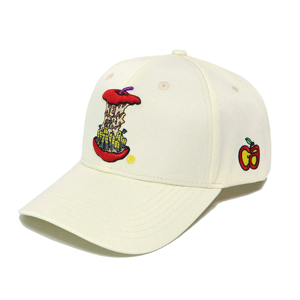 Charlie Appleseed Apple City Baseball Cap - Off- White