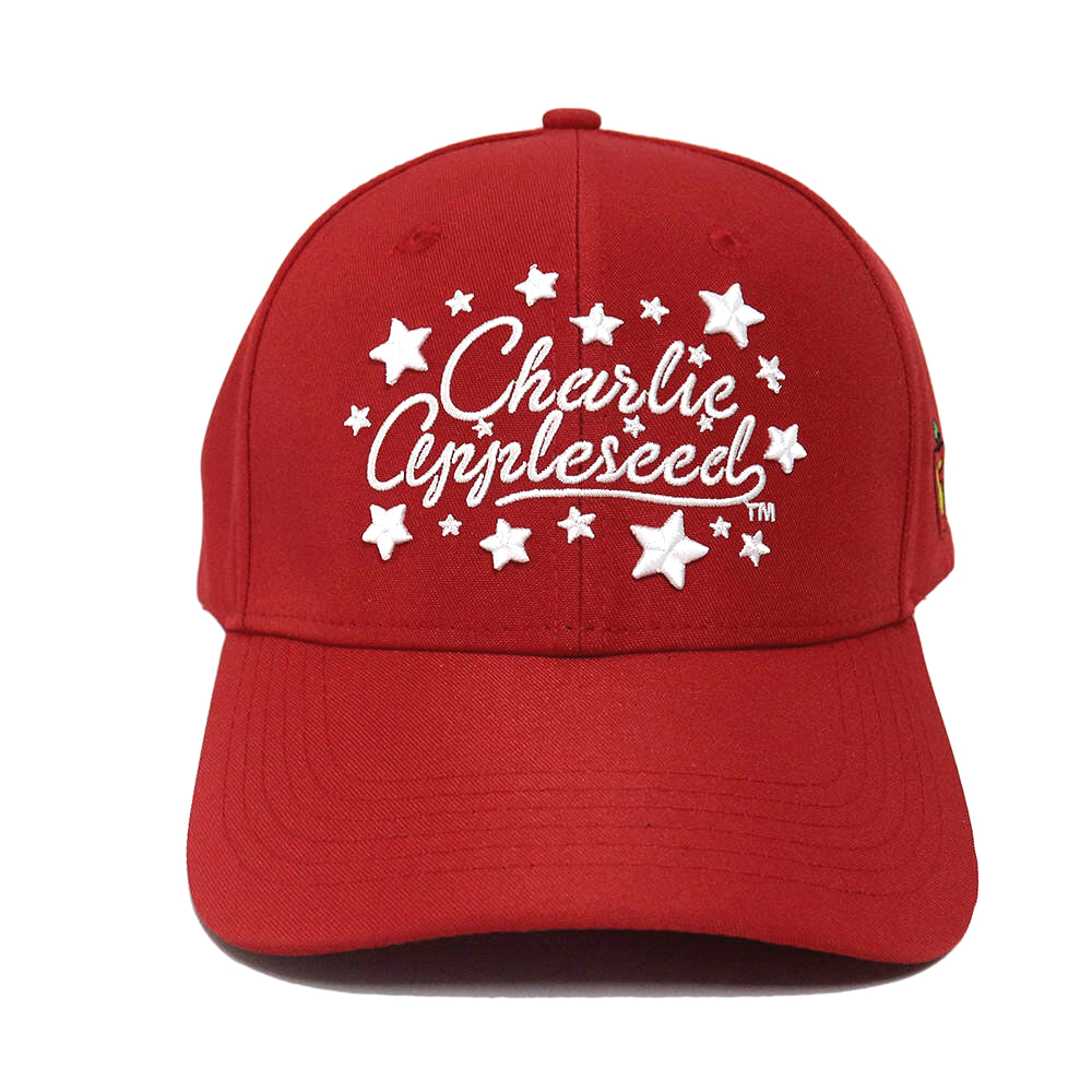 Charlie Appleseed Celestial Signature Baseball Cap - Red