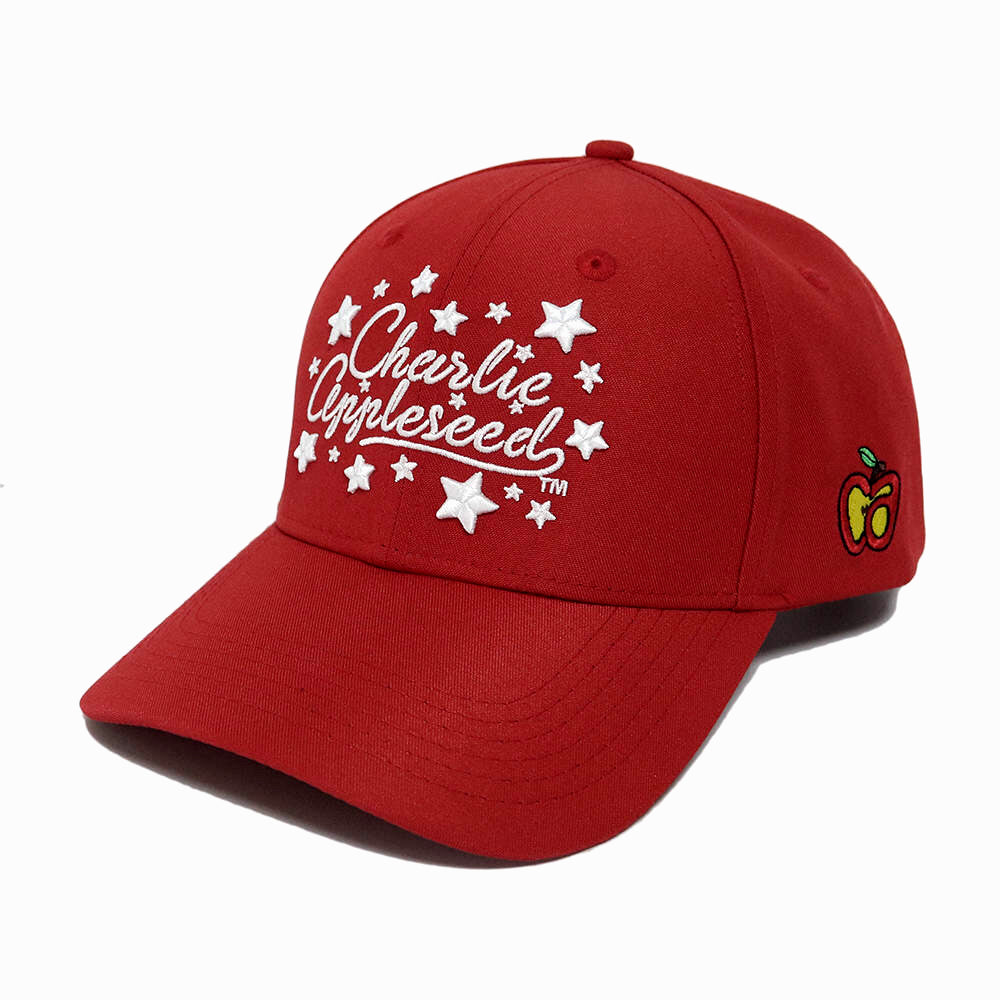 Charlie Appleseed Celestial Signature Baseball Cap - Red