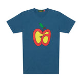 CHARLIE_APPLESEED_ORGANIC_LOGO_TSHIRT_CARIBBEAN_BLUE